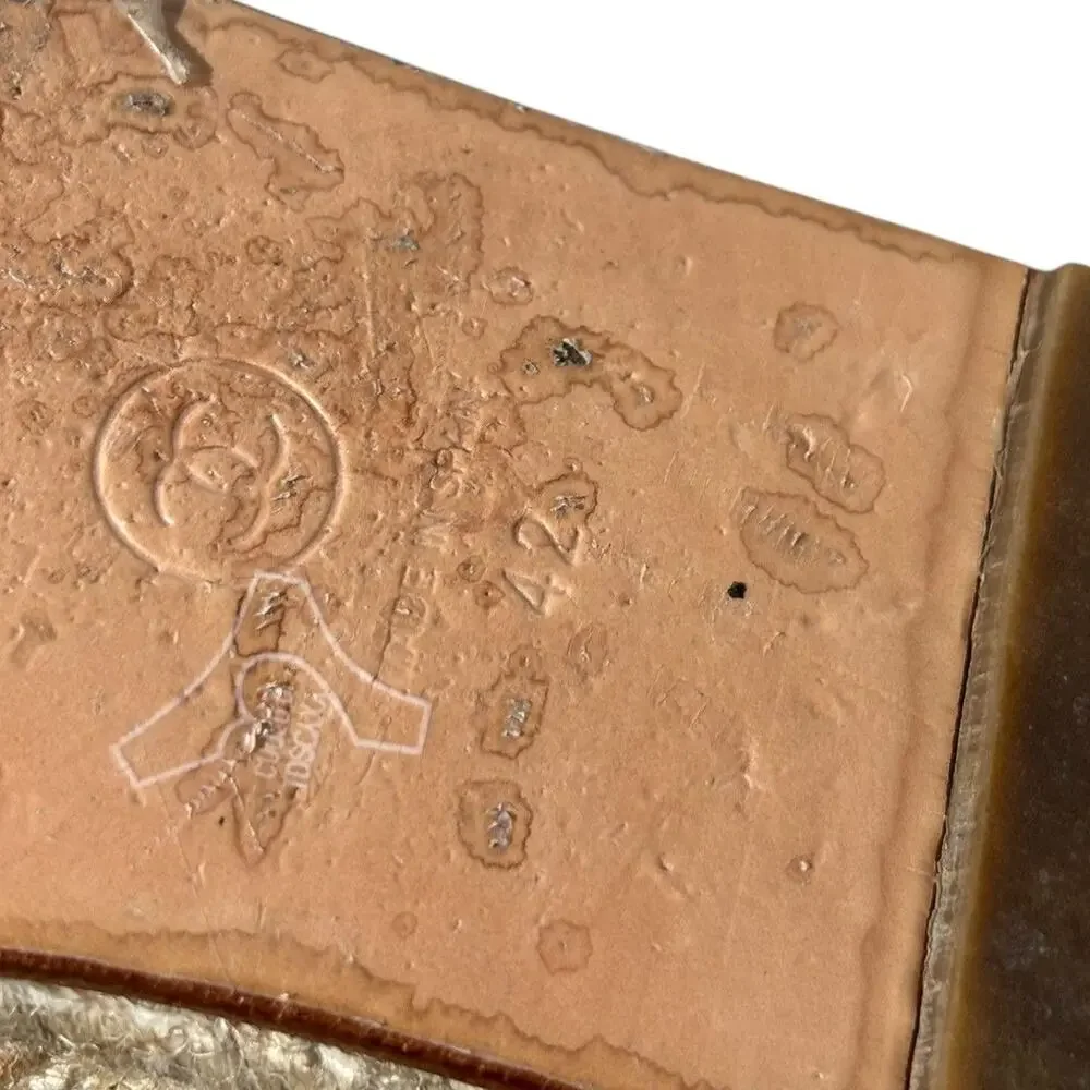 Tweed slip on sandal - Picture 4 of 4